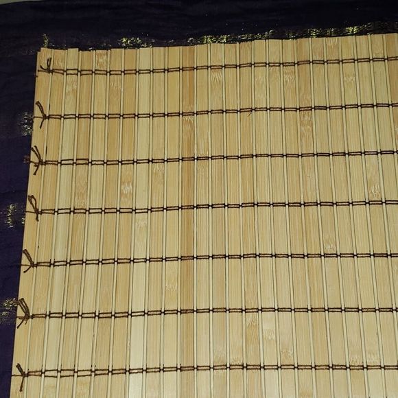 FF 💘 SIX VINTAGE BAMBOO TILE PLACEMATS - Picture 10 of 11